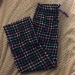Plaid pj pants